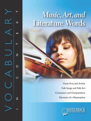 cover image of Music, Art, and Literature Words-A Question-Mark Story